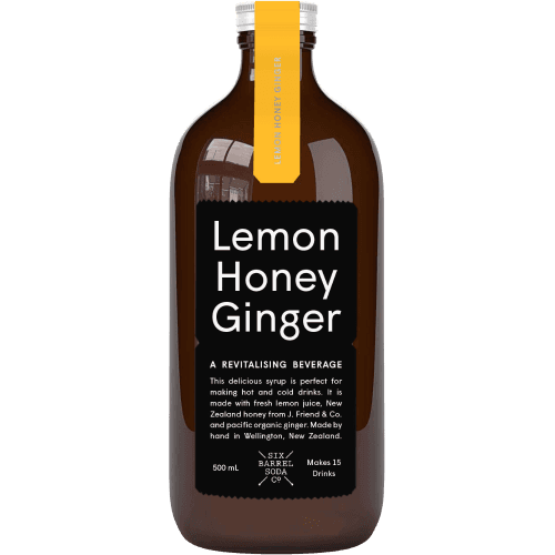 Six Barrel Soda Co Lemon Honey & Ginger