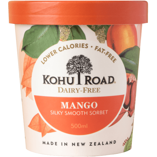 Kohu Road Dairy Free Mango Sorbet