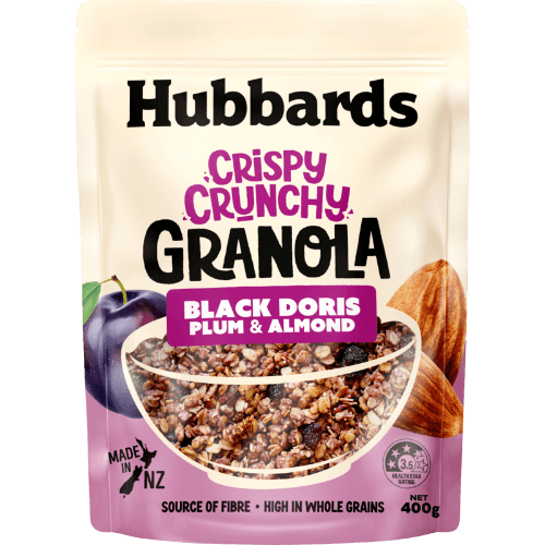 Hubbards Black Doris Plum & Almond Crispy Crunchy Granola