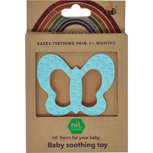 Munch Blue Butterfly Baby Soothing Toy