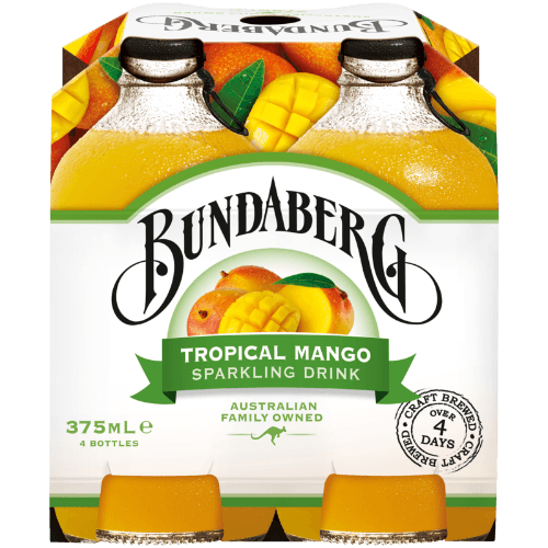 Bundaberg Tropical Mango Sparkling Drink