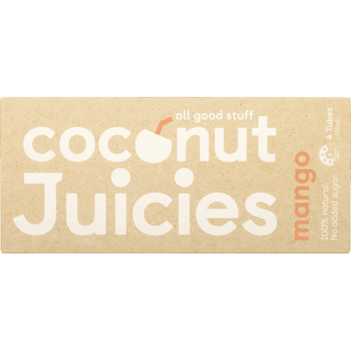 Juicies Mango Coconut Tube Ice Block