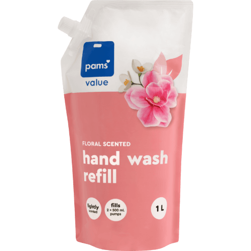Pams Value Floral Scented Hand Wash Refill