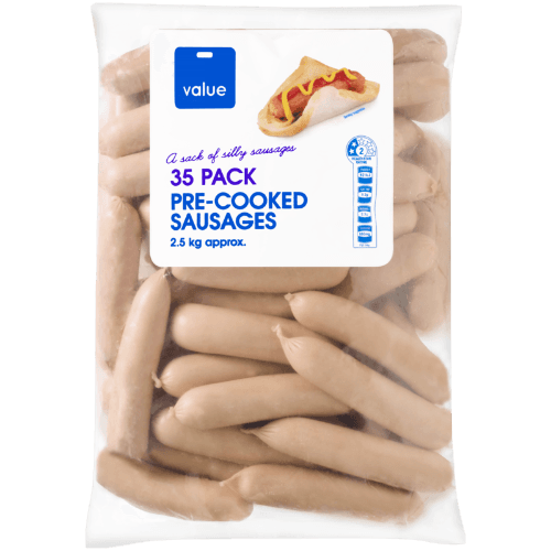 Value Pre-Cooked Sausages