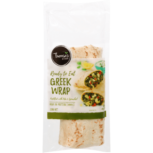 Theresa's Kitchen Ready To Eat Greek Wrap