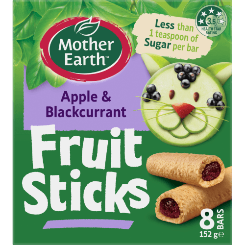Mother Earth Apple & Blackcurrant Fruit Sticks
