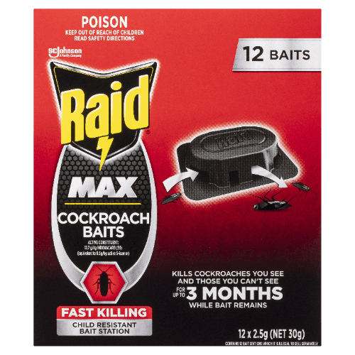 Raid Max Cockroach Baits