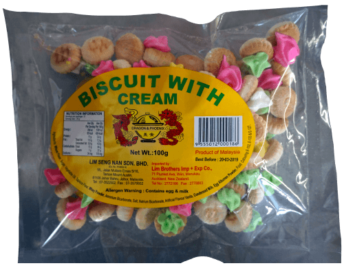 Dragon & Phoenix Biscuit With Cream