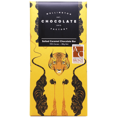 Wellington Chocolate Factory Salted Brittle Caramel Chocolate Bar