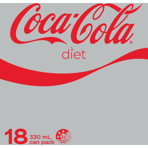 Diet Coca-Cola Soft Drink Cans