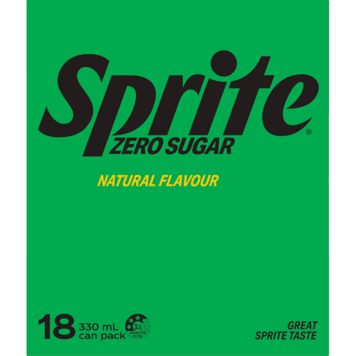 Sprite Zero Sugar Natural Flavour Soft Drink Cans