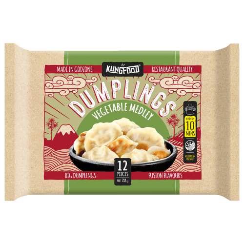 KungFood Vegetable Medley Dumplings