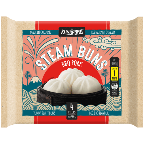 KungFood BBQ Pork Steam Buns