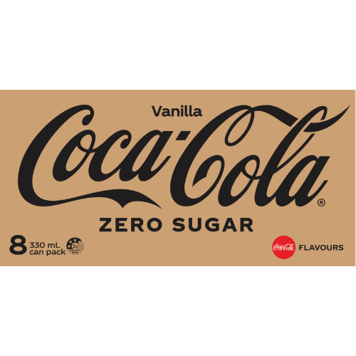 Coca-Cola Zero Sugar Vanilla Soft Drinks Cans