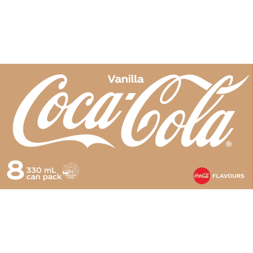Coca-Cola Vanilla Soft Drink Cans