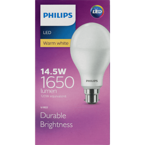 Philips LED 14.5W 1700 Lumen Warm White Bayonet Bulb