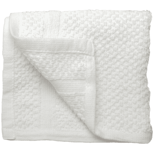 Pop Cotton White Face Cloth 30x30cm