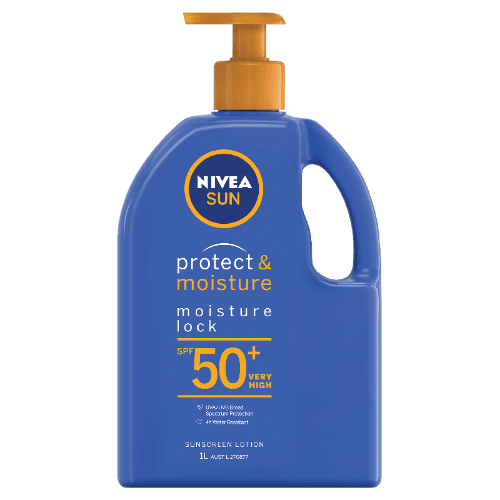 Nivea Sun Protect & Moisture Sunscreen Lotion SPF50+