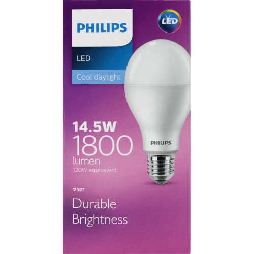 Philips LED 14.5W E27 Cool Daylight Screw Bulb