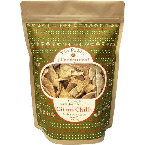 Tio Pablo Totopitos Citrus Chilli Authentic Corn Tortilla Chips