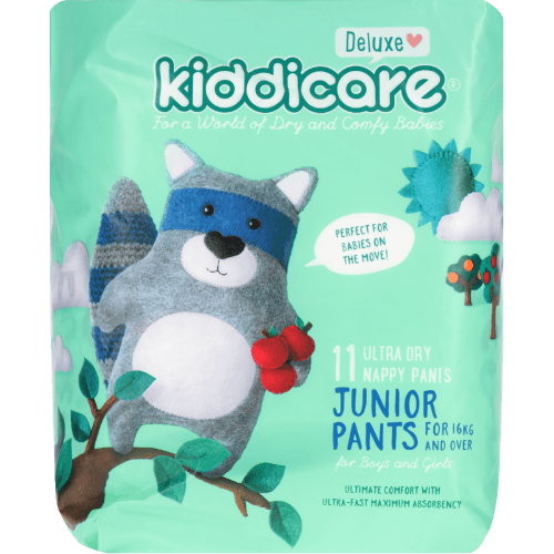 Kiddicare Ultra Dry Nappy Pants Boys & Girls 16 kg+ Junior 11 pack
