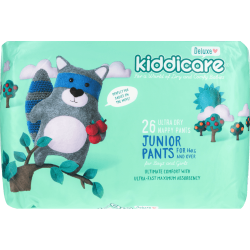 Kiddicare Deluxe Ultra Dry Nappy Pants Boys & Girls 16kg+ Junior