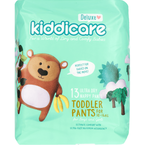 Kiddicare Deluxe Ultra Dry Nappy Pants Boys & Girls 10-14kg Toddler