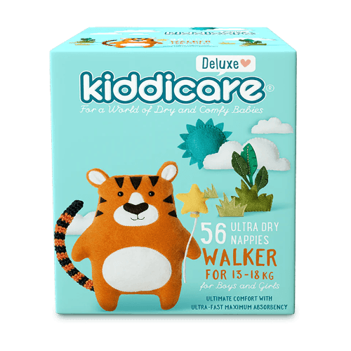 Kiddicare Deluxe Ultra Dry Nappies Boys & Girls 13-18kg Walker