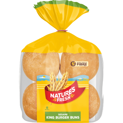 Nature's Fresh Sesame King Burger Buns