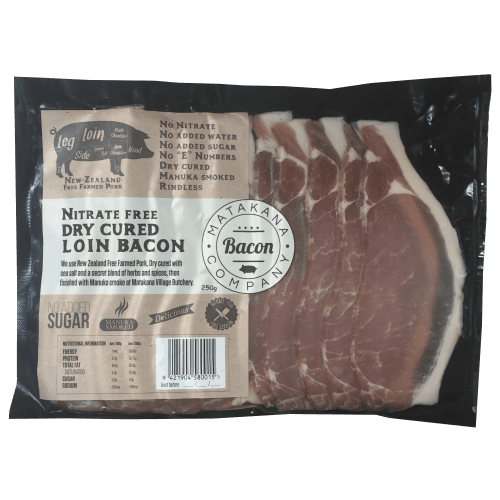 Matakana Bacon Company Dry Cured Loin Bacon
