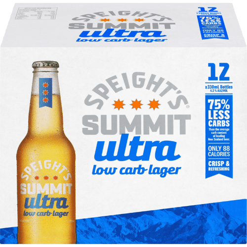 Speight's Summit Ultra Low Carb Lager Beer Bottles