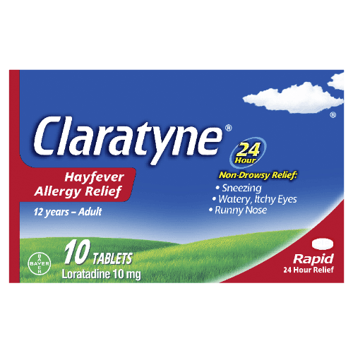 Claratyne Allergy Hayfever Relief Antihistamine Tablets
