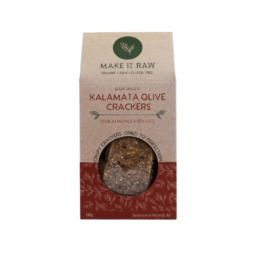 Make It Raw Kalamata Olive Crackers with Almond & Sea Salt