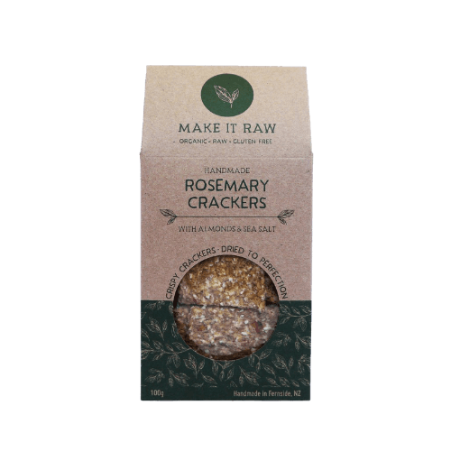 Make It Raw Rosemary & Almond Crackers