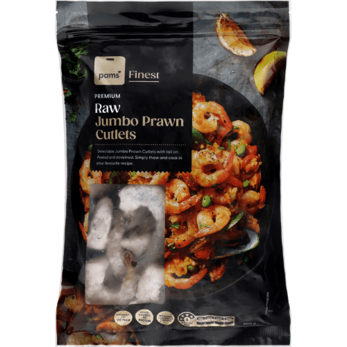 Pams Finest Raw Frozen Prawns Cutlet