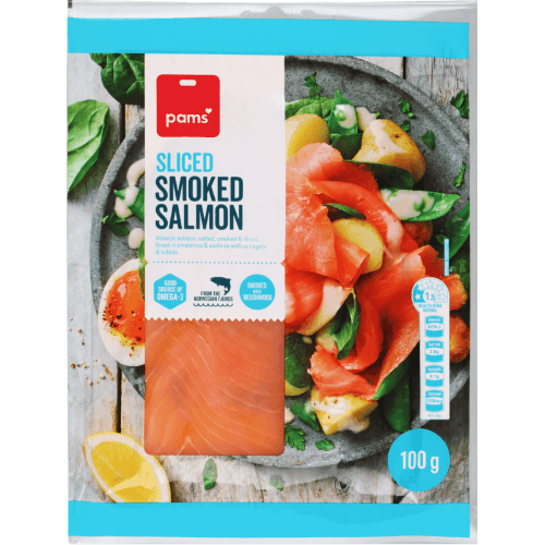 Pams Sliced Smoked Salmon