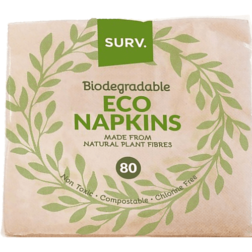 Surv Biodegradable Eco 2ply Napkins