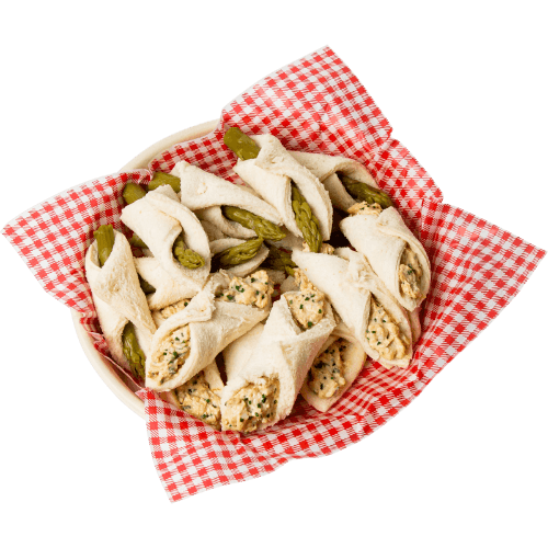 Asparagus & Chicken Rolls Platter