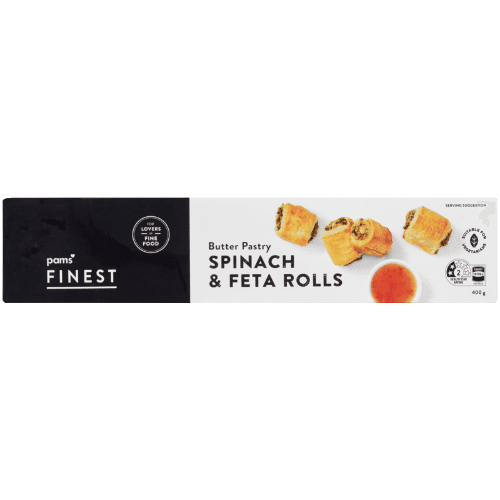 Pams Finest Spinach & Feta Sausage Rolls 400 g