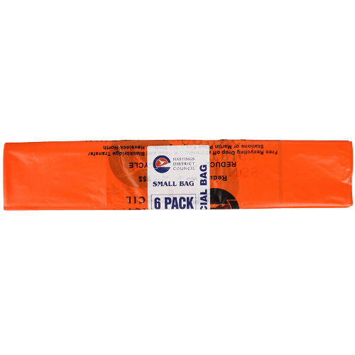 Hastings District Council Small Rubbish Bags 6 each