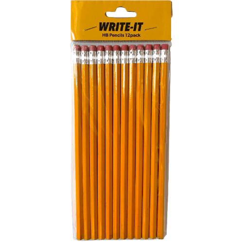Write It HB Pencils 12 pack