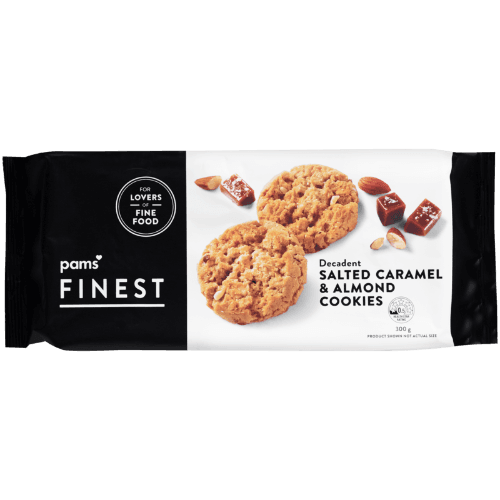 Pams Finest Decadent Salted Caramel & Almond Cookies 300 g