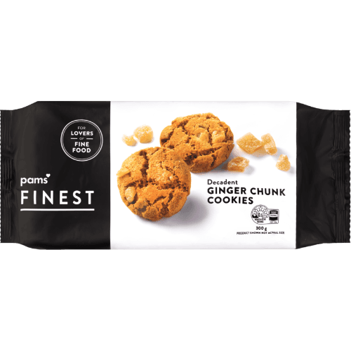 Pams Finest Decadent Ginger Chunk Cookies