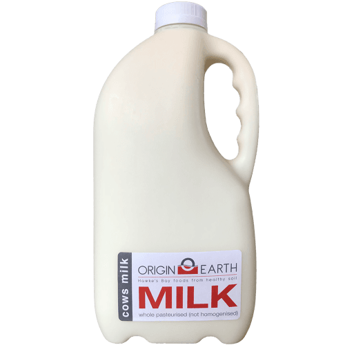 Origin Earth Whole Pasteurised Milk ( Not Homogenised)