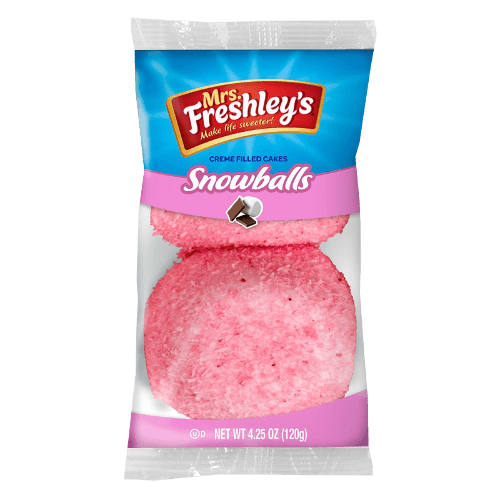 Mrs Freshley's Pink Snowballs