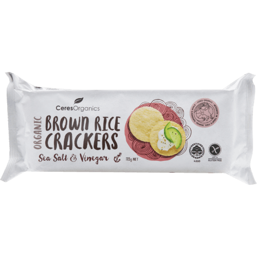 Ceres Organics Sea Salt & Vinegar Organic Brown Rice Crackers