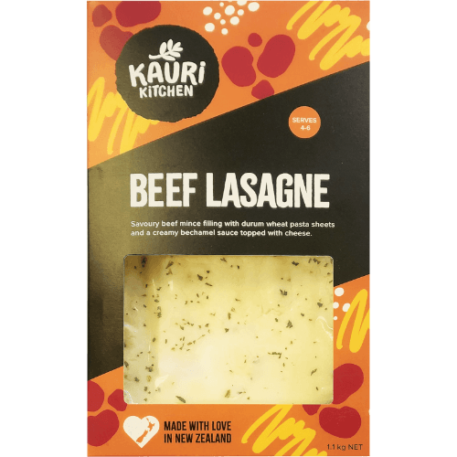 Kauri Kitchen Beef Lasagne
