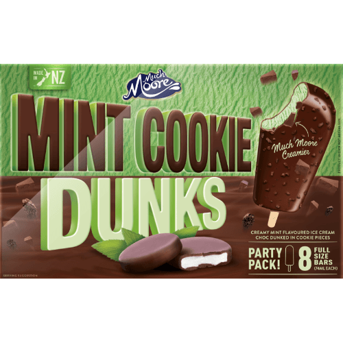 Much Moore Mint Cookie Dunks Ice Cream Bars