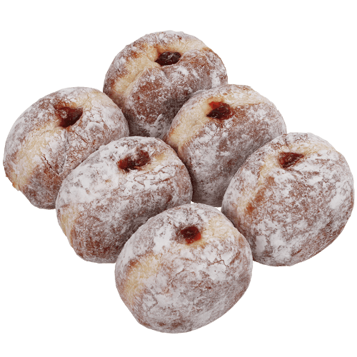Jam Filled Donuts 6 pack