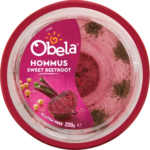 Obela Garnished Beetroot Hommus